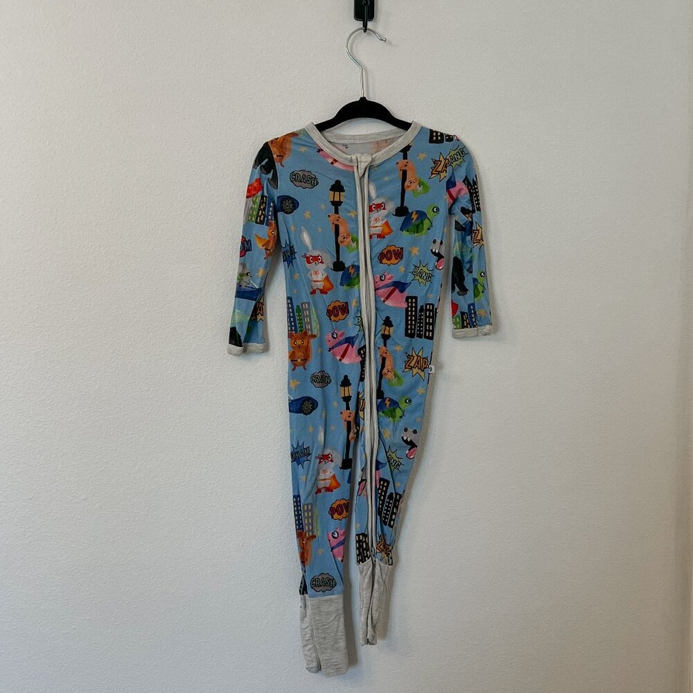 Birdie‎ Bean Graphic Bamboo Footie